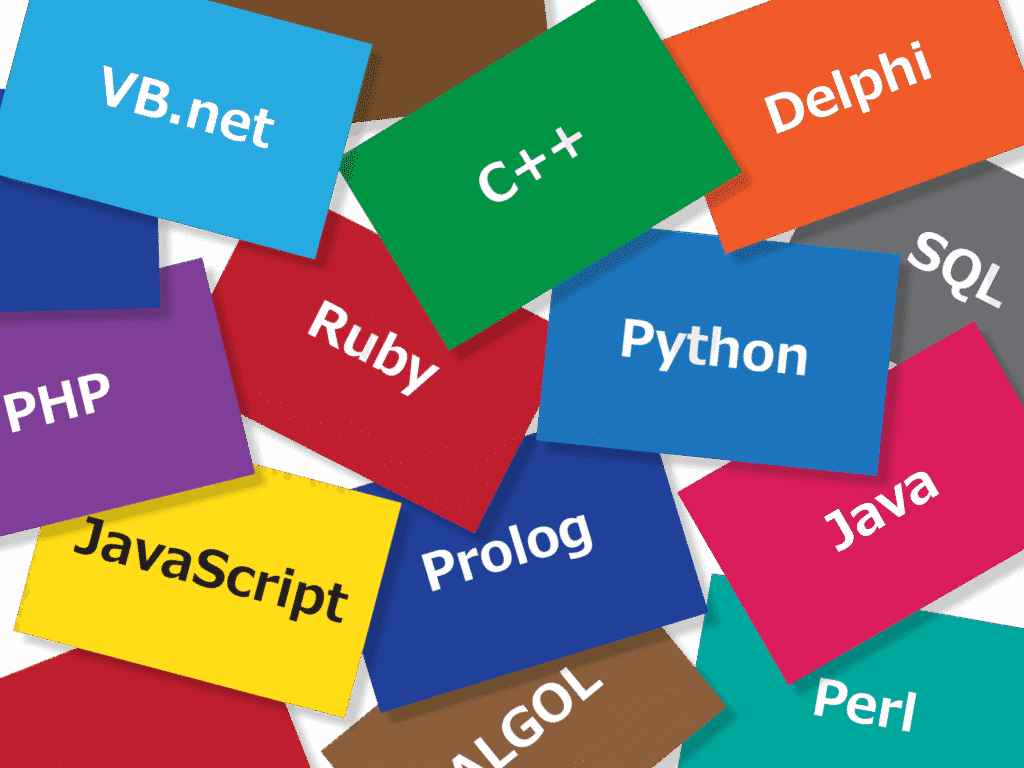 プログラミング言語とカラフルなカード