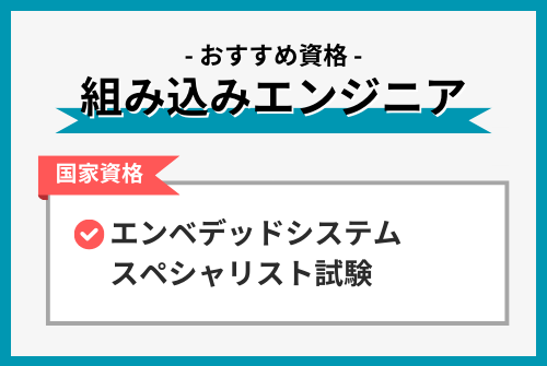 組み込みエンジニア＿おすすめIT資格一覧図