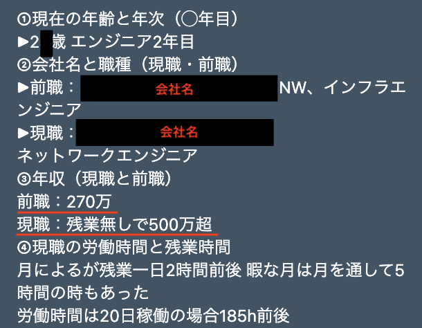 適正年収を知って年収が2倍になった人の取材データ1